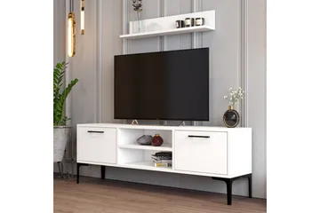 Holter TV-møbelsæt 140x30 cm - Hvid - Møbler - TV borde & mediemøbler - Tv-møbelsæt