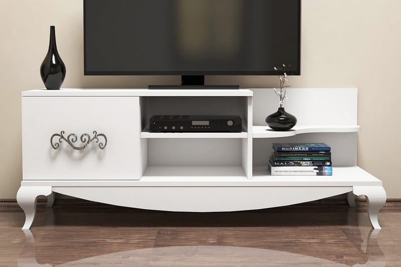 Hovdane TV-Bord 130 cm - Hvid - TV-borde