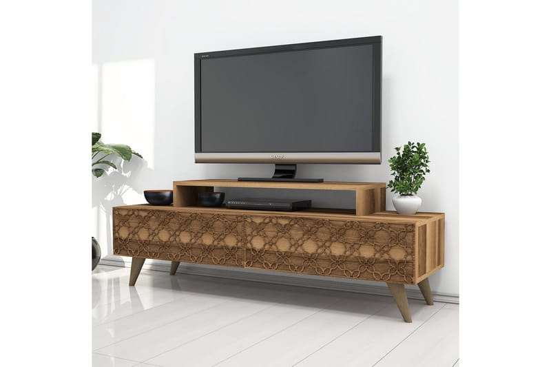 Hovdane TV-Bord 140 cm - Brun - Møbler - TV borde & mediemøbler - TV-borde