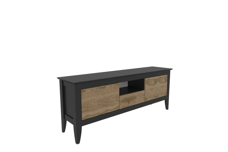 Hue TV-bænk 150 cm - Sort/Eg - Møbler - TV borde & mediemøbler - TV-borde