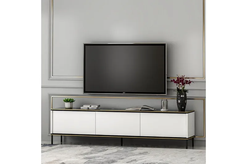 Imaj TV-bænk 180 cm - Hvid - Møbler - TV borde & mediemøbler - TV-borde