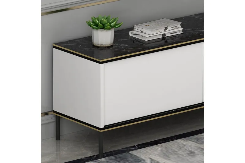 Imaj TV-bænk 180 cm - Hvid - Møbler - TV borde & mediemøbler - TV-borde