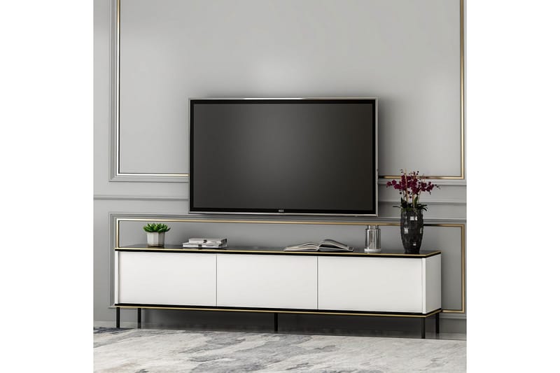 Imaj TV-bænk 180 cm - Hvid - Møbler - TV borde & mediemøbler - TV-borde