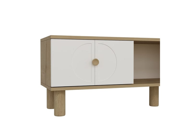 Inci TV-bord 150 cm - Hvid/Multifarvet - Møbler - TV borde & mediemøbler - TV-borde
