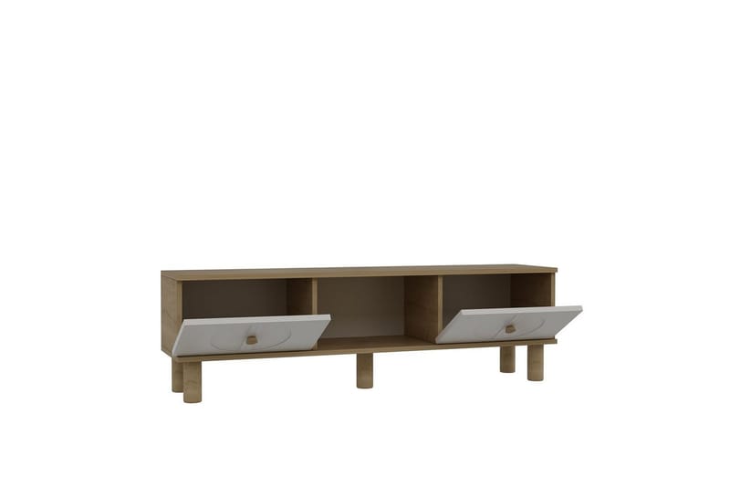 Inci TV-bord 150 cm - Hvid/Multifarvet - Møbler - TV borde & mediemøbler - TV-borde