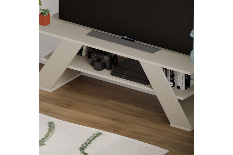 Janesh TV-skab 120 cm - Sand - Møbler - TV borde & mediemøbler - TV-borde