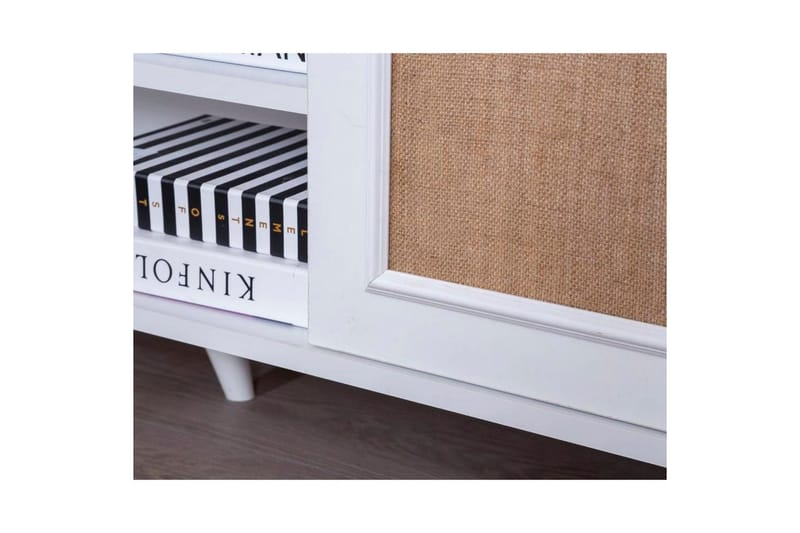 Jatinder TV-bord 55 cm - Natur/Hvid - Møbler - TV borde & mediemøbler - TV-borde