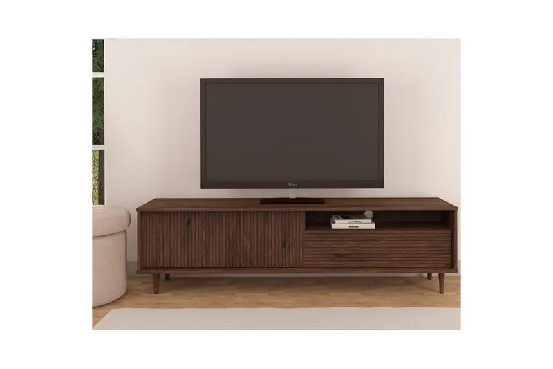 Jerzy Tv-stativ 180x38 cm - Brun - Møbler - TV borde & mediemøbler - TV-borde
