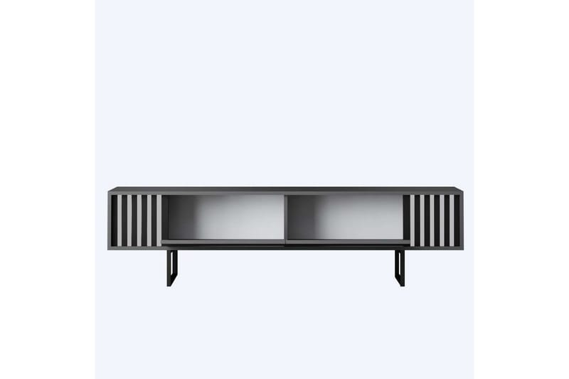 Jeval Tv-bænk 180 cm - Sort/Antracit - Møbler - TV borde & mediemøbler - TV-borde