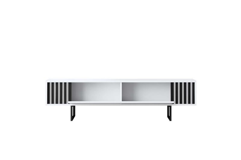 Jeval Tv-bænk 180 cm - Sort/Hvid - Møbler - TV borde & mediemøbler - TV-borde