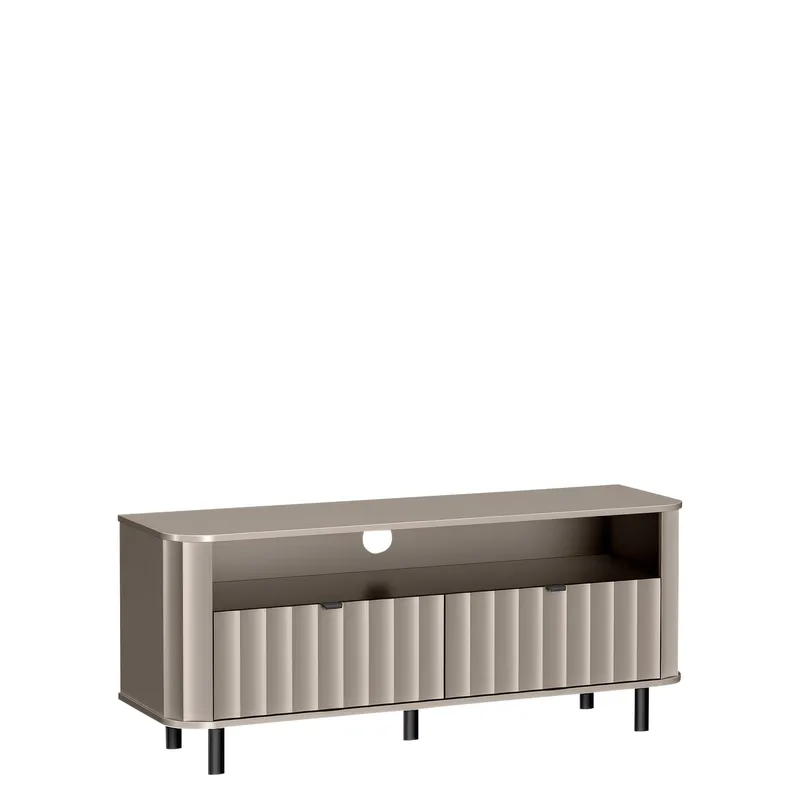 Joriel Tv-bænk 137 cm, Beige|sort