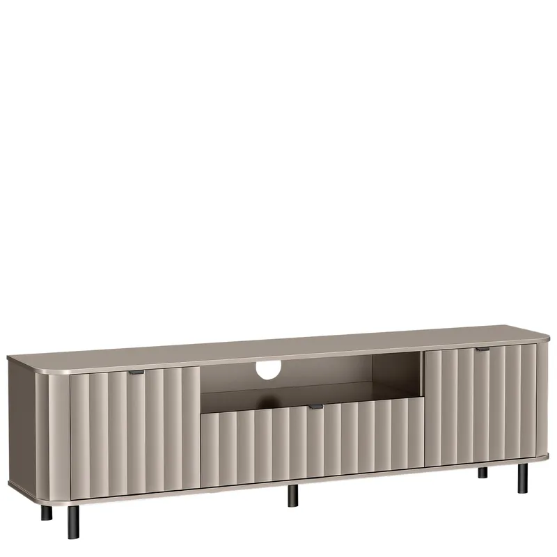 Joriel Tv-bænk 196 cm, Beige|sort
