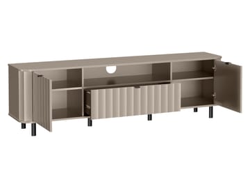 Joriel Tv-bænk 196 cm - Beige|sort - Møbler - TV borde & mediemøbler - TV-borde