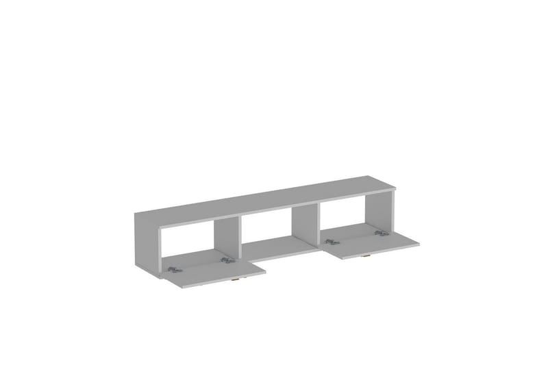 Jorin TV-bænk 150 cm - Hvid/Sølv - Møbler - TV borde & mediemøbler - TV-borde