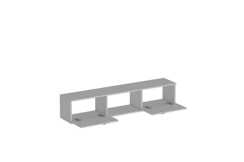 Jorin TV-bænk 150 cm - Hvid/Sølv - Møbler - TV borde & mediemøbler - TV-borde