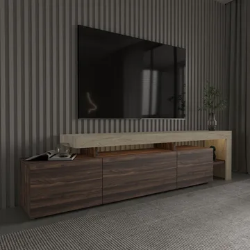 Jurukovo TV-bænk 192x53x37 cm - Valnød - Møbler - TV borde & mediemøbler - TV-borde