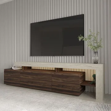 Jurukovo TV-bænk 192x53x37 cm - Valnød - Møbler - TV borde & mediemøbler - TV-borde