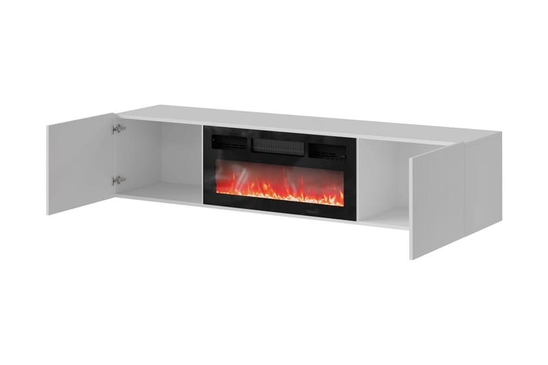 Kamta TV-bænk 180 cm - Hvid - Møbler - TV borde & mediemøbler - TV-borde