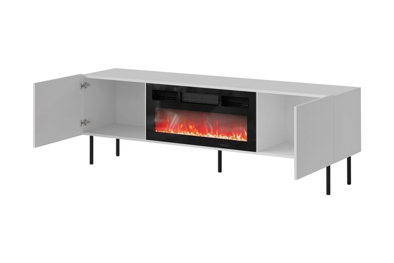 Kamta TV-bænk 180 cm - Hvid - Møbler - TV borde & mediemøbler - TV-borde