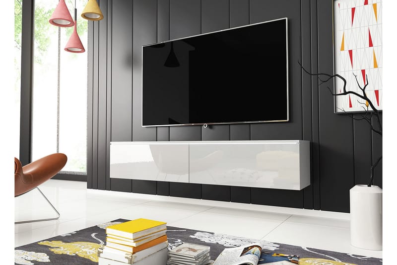 Kanak TV-bænk 140 cm - Hvid - Møbler - TV borde & mediemøbler - TV-borde