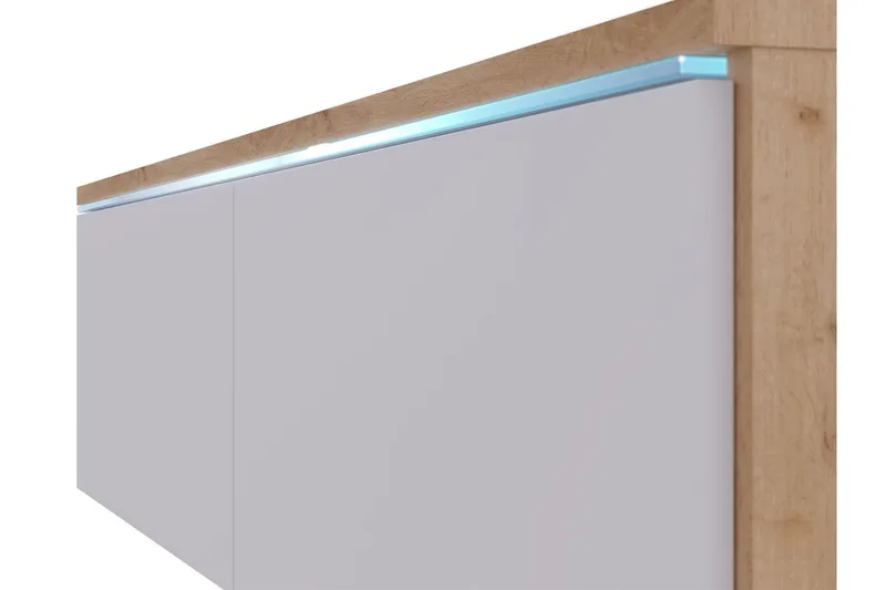 Kanak TV-bænk 140 cm - Natur / Hvid - Møbler - TV borde & mediemøbler - TV-borde