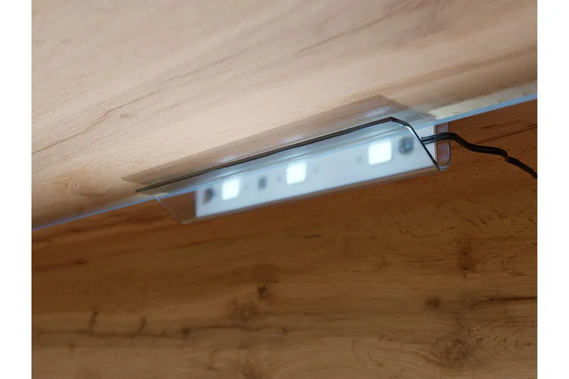 Kanak TV-bænk 140 cm - Natur / Hvid - Møbler - TV borde & mediemøbler - TV-borde