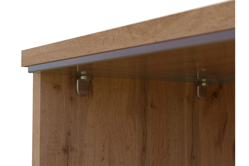 Kanak TV-bænk 140 cm - Natur / Hvid - Møbler - TV borde & mediemøbler - TV-borde