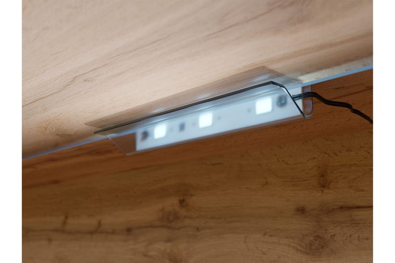 Kanak TV-bænk 140 cm - Natur / Sort - Møbler - TV borde & mediemøbler - TV-borde