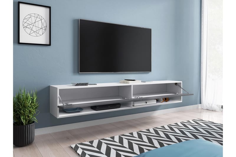 Kanak TV-bænk 180 cm - Grå - Møbler - TV borde & mediemøbler - TV-borde