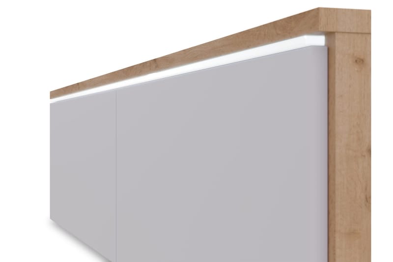 Kanak TV-bænk 180 cm - Natur / Hvid - Møbler - TV borde & mediemøbler - TV-borde