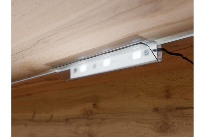 Kanak TV-bænk 180 cm - Natur / Sort - Møbler - TV borde & mediemøbler - TV-borde