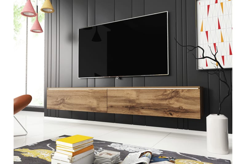 Kanak TV-bænk 180 cm - Natur - Møbler - TV borde & mediemøbler - TV-borde