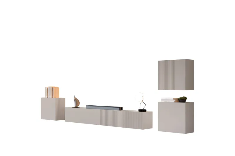 Kangana TV-møbelsæt, Beige