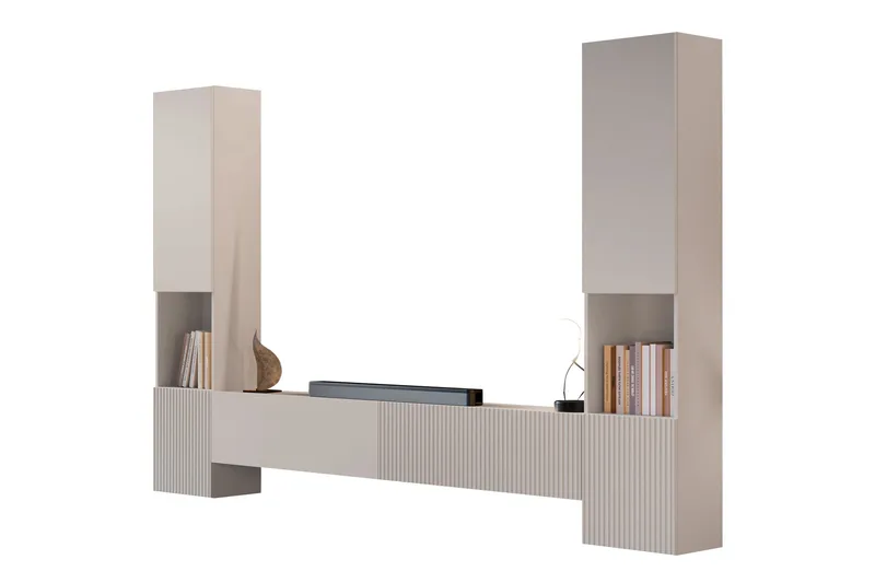 Kangana TV-møbelsæt, Beige