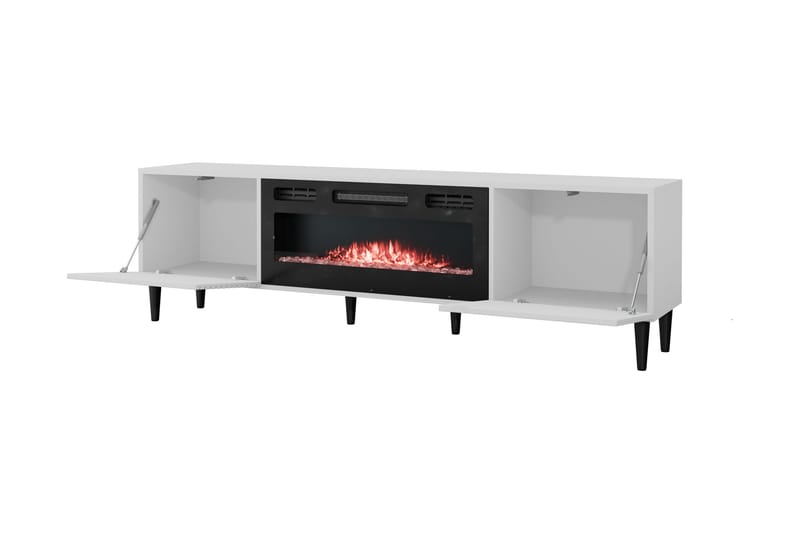 Kannu TV-bænk 181 cm - Hvid - Møbler - TV borde & mediemøbler - TV-borde