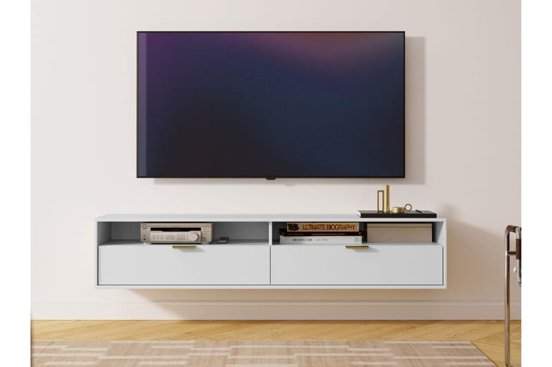 Kanon TV-bænk 175 cm - Hvid - Møbler - TV borde & mediemøbler - TV-borde
