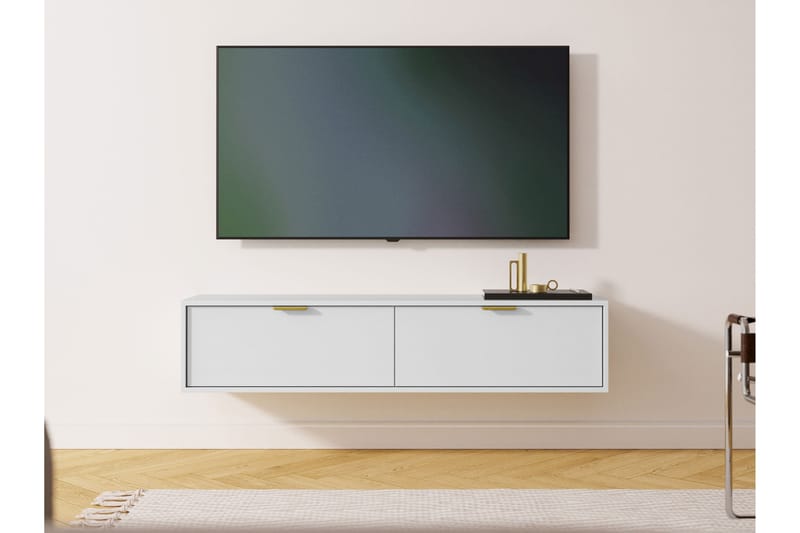 Kanta TV-bænk 140 cm - Hvid - Møbler - TV borde & mediemøbler - TV-borde