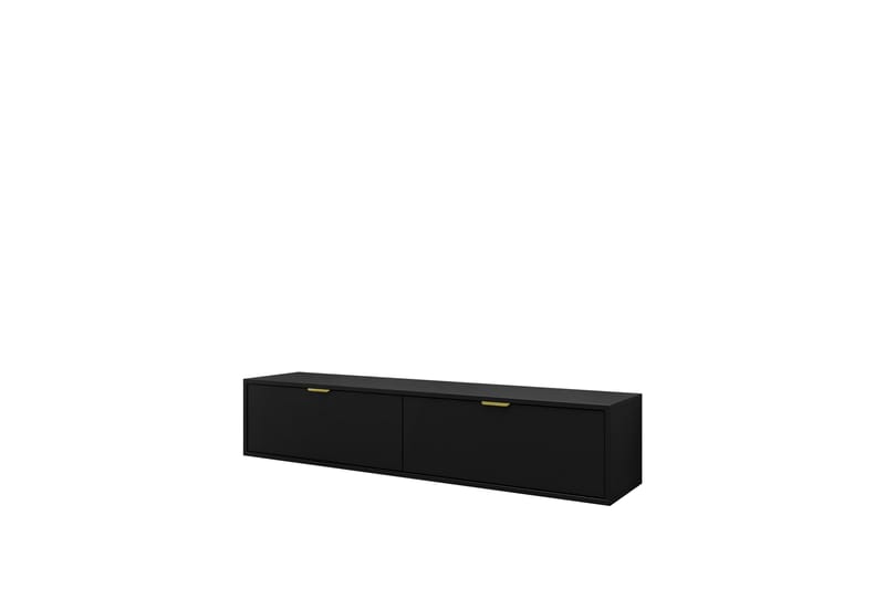 Kanta TV-bænk 175 cm - Sort - Møbler - TV borde & mediemøbler - TV-borde