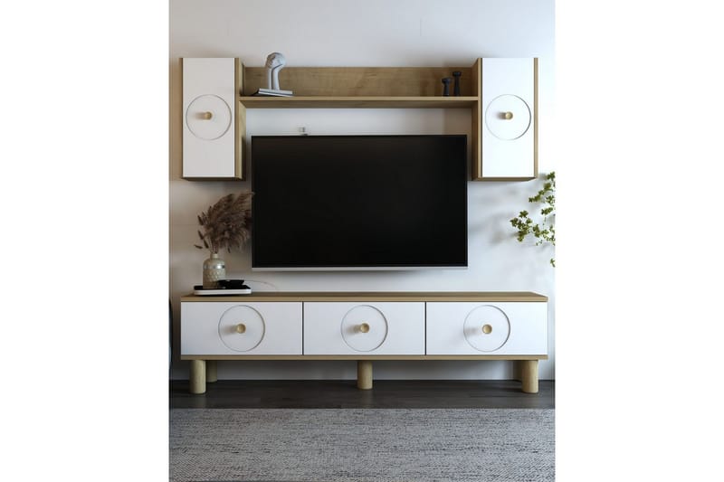 Katsuyoshi tv-skab - Hvid - Møbler - TV borde & mediemøbler - TV-skab