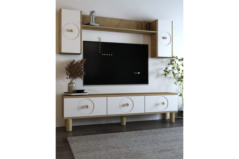 Katsuyoshi tv-skab - Hvid - Møbler - TV borde & mediemøbler - TV-skab