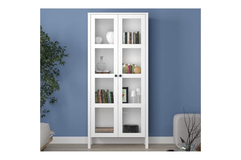 Kelric Bogreol 80 cm - Natur/Hvid - Opbevaring - Hylder & Reoler - Bogreol