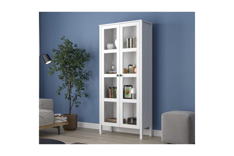 Kelric Bogreol 80 cm - Natur/Hvid - Opbevaring - Hylder & Reoler - Bogreol