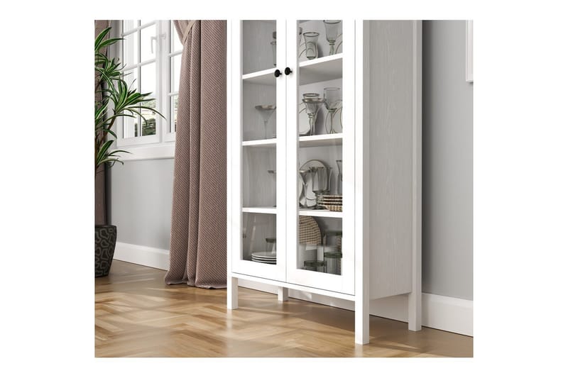 Kelric Bogreol 83 cm - Natur/Hvid - Opbevaring - Hylder & Reoler - Bogreol