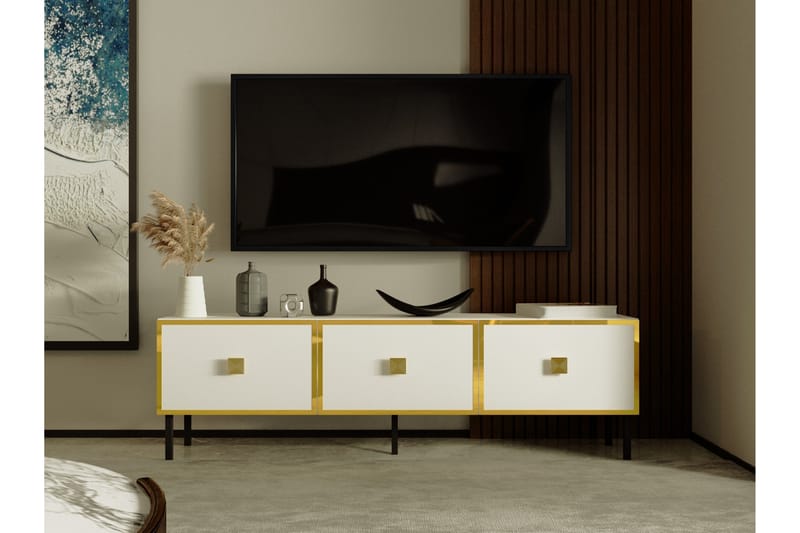 Kivan TV-Bord 150 cm - Guld - TV-borde