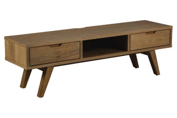 Kolinis Fritstående Tv-bord 150 cm med Opbevaring i Mørkt Træ - Brun - Møbler - TV borde & mediemøbler - TV-borde