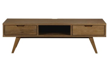 Kolinis Fritstående Tv-bord 150 cm med Opbevaring i Mørkt Træ - Brun - Møbler - TV borde & mediemøbler - TV-borde