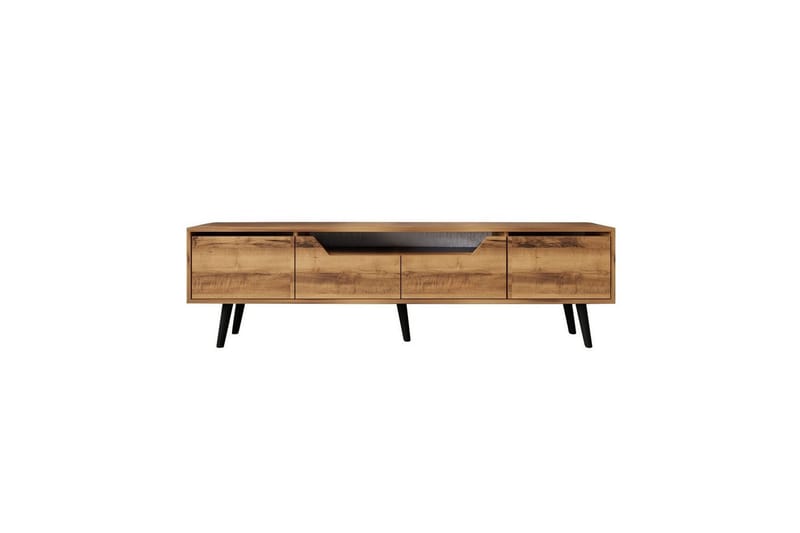 Kollumber TV-bænk 180x30 cm - Valnød - Møbler - TV borde & mediemøbler - Mediestativ & vægbeslag