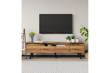 Kollumber TV-bænk 180x30 cm - Valnød - Møbler - TV borde & mediemøbler - TV-borde