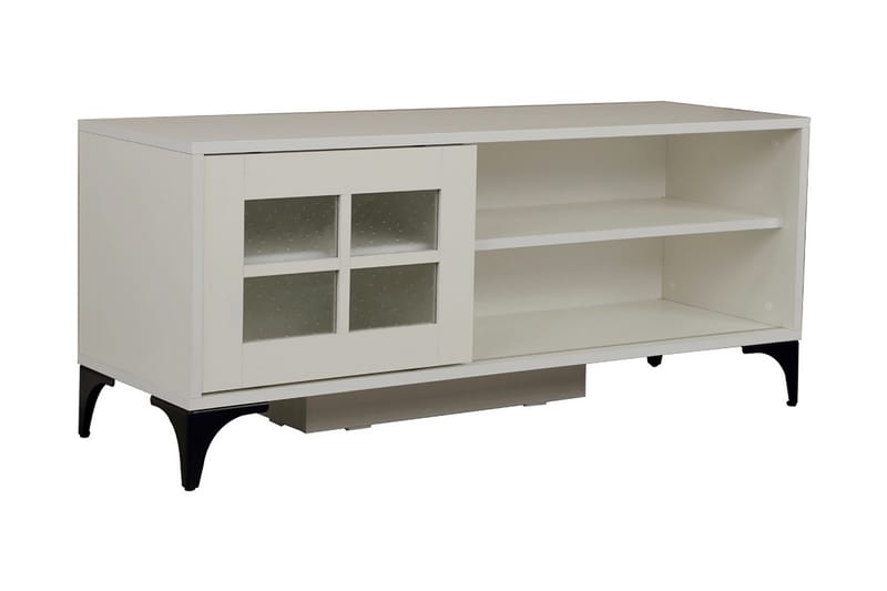 Komfortabel TV-Bord 125 cm - Hvid - TV-borde