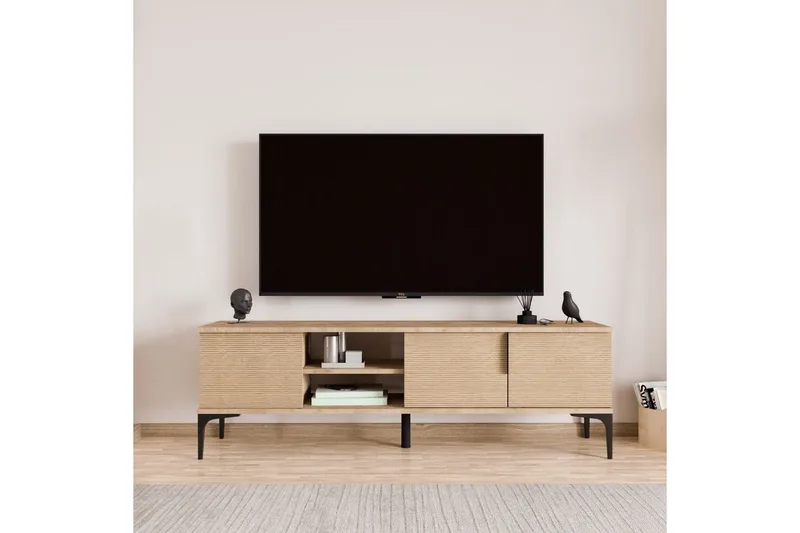 Kunar TV-bænk 180 cm, Natur